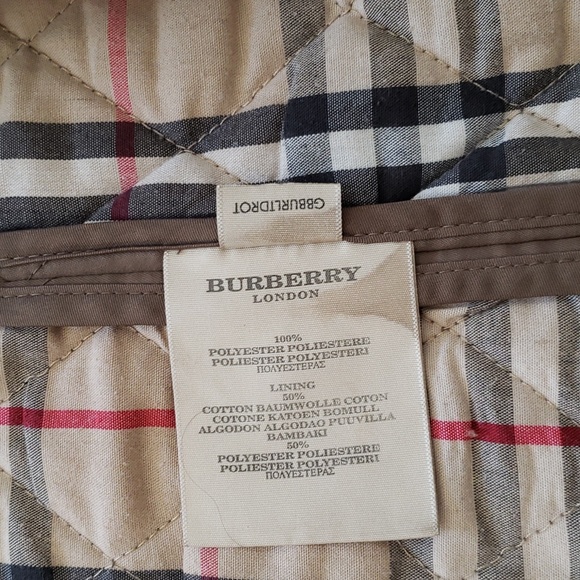 BURBERRY NOVA CHECK LINED QUILTED CLASSIC JACKET - Picture 8 of 12